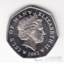 Остров Мэн 50 пенсов 2002 Рождество