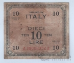 Италия 10 лир 1943