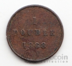 Гернси 1 дубль 1868