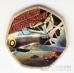 Соломоновы острова 50 центов 2026 Самолет - Hawker Hurricane №2