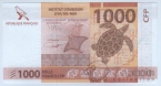 Французская Полинезия 1000 франков 2014