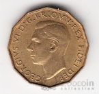Великобритания 3 пенса 1950