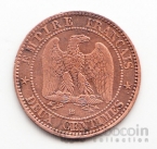 Франция 2 сентима 1861