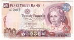 Северная Ирландия 20 фунтов 2007 First Trust Bank