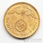 Германия 10 пфеннигов 1938 G