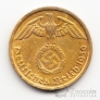 Германия 10 пфеннигов 1939 D