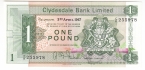 Шотландия 1 фунт 1967