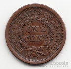 США 1 цент 1854