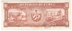Куба 10 песо 1958