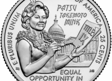 Новинки: монеты США - Пэтси Такемото!