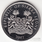 Сьерра-Леоне 1 доллар 2002 In Memoriam - Елизавета