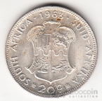 ЮАР 20 центов 1963