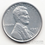 США 1 цент 1943