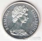 Бермуды 1 доллар 1972 Юбилей свадьбы