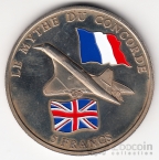 ДР Конго 5 франков 2003 Самолет