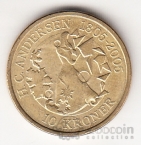 Дания 10 крон 2006 Снежная Королева