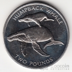 Южная Георгия и Южные Сандвичевы острова 2 фунта 2006 Фауна - Киты
