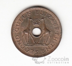 Родезия и Ньясаленд 1/2 пенни 1958