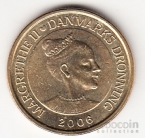 Дания 20 крон 2006 Башня Грастен Слот