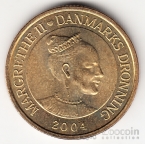 Дания 20 крон 2004 Башня Гасетарнет