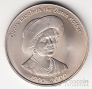 Тристан да Кунья 50 пенсов 2000 100 лет Королеве-Матери