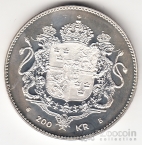 Швеция 200 крон 1996 Герб