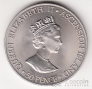 Остров Вознесения 50 пенсов 2000 100 лет Королеве-Матери