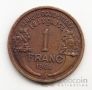 Французская Колониальная Африка - Западная Африка 1 франк 1944