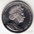 Брит. Виргинские острова 1 доллар 2002 In Memoriam - Гробница