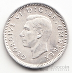 Великобритания 3 пенса 1937 (Тип 1)