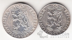 Чехословакия набор 2 монеты 1949 И.В. Сталин