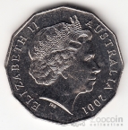 Австралия 50 центов 2001 100 лет Федерации - Новый Южный Уэльс