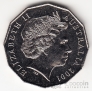 Австралия 50 центов 2001 100 лет Федерации - Южная Австралия