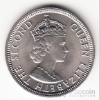 Маврикий 1/4 рупии 1978