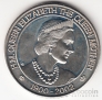 Теркс и Кайкос 5 крон 2002 Памяти Королевы-Матери