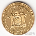 Белиз 5 центов 1974 (тип 1)