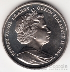 Брит. Виргинские острова 1 доллар 2004 Дельфин