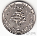 Ливан 10 пиастров 1961