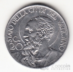 Ватикан 20 сентезими 1941