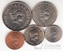 Бруней набор 5 монет 1980