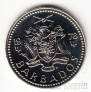 Барбадос 25 центов 1978