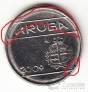 Аруба 10 центов 2009 Брак!