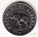 Либерия 5 центов 1968