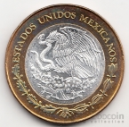 Мексика 100 песо 2006 Маска культуры Паленке