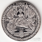 Южная Георгия и Южные Сандвичевы острова 2 фунта 2019 200 лет со Дня Рождения Королевы Виктории №2