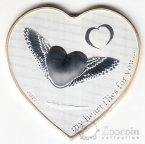 Палау 2 доллара 2012 Сердце -