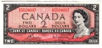 Канада 2 доллара 1954