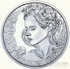 Австрия 10 евро 2023 Незабудки (серебро, Proof)