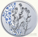 Австрия 10 евро 2023 Незабудки (серебро, Proof)