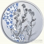 Австрия 10 евро 2023 Незабудки (серебро, Proof)